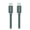Swissten Datový Kabel Textile USB-C / USB-C 1,2 M Šedý