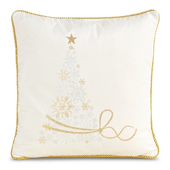 Vánoční polštář NATALE SW 63 krémová 45x45 cm mikrovlákno MyBestHome