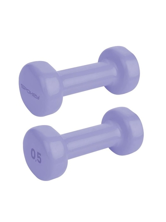 Spokey - SHAPE sada činek 2 x 0,5kg světle fialové