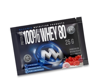 100% WHEY 80 - divoká malina 25 g 100% WHEY 80 - divoká malina 25 g