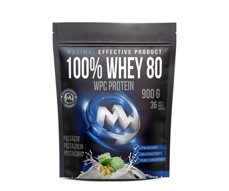 100% WHEY 80 - pistácie 900 g