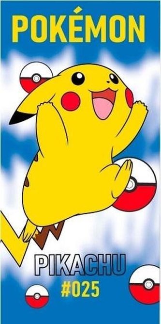Pokémon ručník - Pikachu