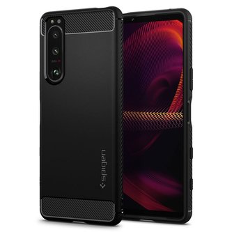 Spigen Rugged Armor, black - Sony Xperia 5 III