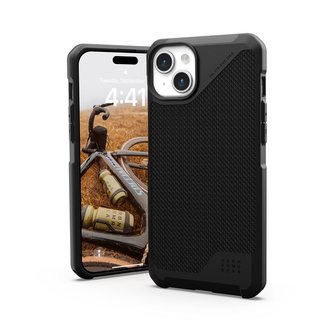 UAG Metropolis LT MagSafe, kevlar black - iPhone 15 Plus