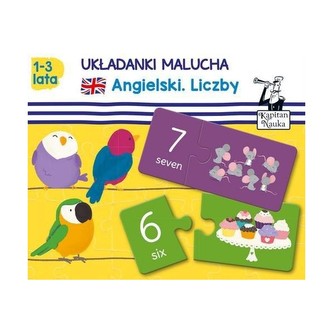 Układanki malucha Angielski Liczby