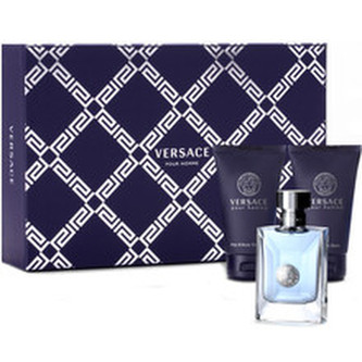 Versace Versace Pour Homme Darčeková sada Toaletná voda 50 ml, balzam po holení Pour Homme 50 ml a telový a vlasový šampón Pour