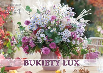 Kalendarz 2024 ścienny Lux Bukiety