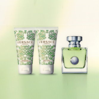 Versace Versense Dárková sada Toaletní voda 50 ml, tělové mléko Versense 50 ml a sprchový gel Versense 50 ml