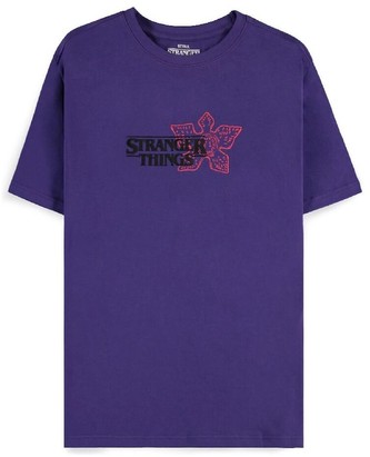 Tričko Stranger Things - Demogorgon Purple S