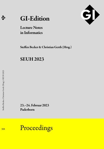 GI Edition Proceedings Band 333 "SEUH 2023"