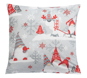 Povláček bavlněný - vánoce - skřítci - 40x40cm