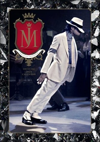 Michael Jackson Posterkalender 2024.  Musikalische Begleitung durch das ganze Jahr mit der Pop-Legende Michael Jackson als Wandk