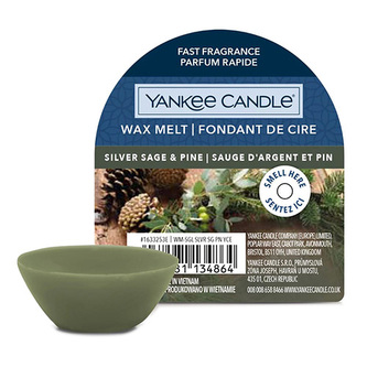 YANKEE CANDLE Silver Sage & Pine vonný vosk 22g