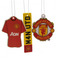 Osvěžovač vzduchu FC Manchester United: Znak, dres a SPZ (3 kusů)