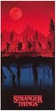 Osuška - ručník Netflix|Stranger Things: Vzhůru nohama (70 x 140 cm)
