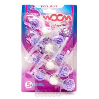 WC závěska wOOm Levandule  4 x 48 g
