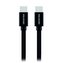 Swissten Datový Kabel Textile USB-C / USB-C 1,2 M Černý
