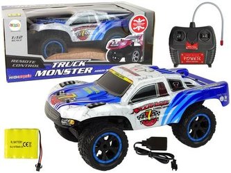 Truck Monster R/C 1:12 biały