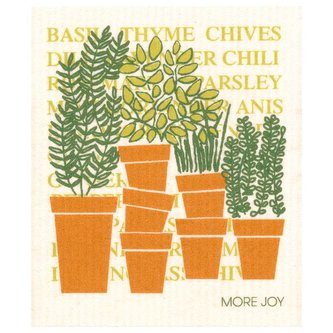 More Joy, kuchyňský hadřík Herbs, 1 ks