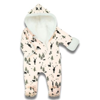 Zimní kojenecký overal Nicol Bambi - velikost 56 (0-3m)
