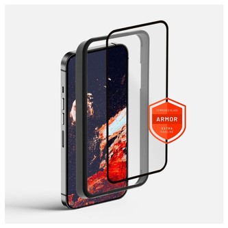 FIXED Armor prémiové tvrzené sklo s aplikátorem Apple iPhone 15 černé