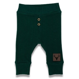 Kojenecké bavlněné tepláčky Nicol Bambi zelená - velikost 80 (9-12m)