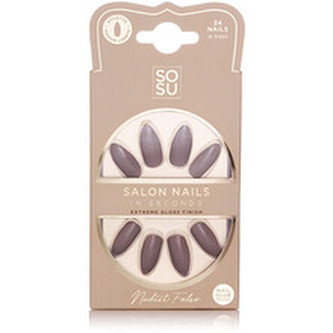 SOSU Cosmetics Umělé nehty Nudist (Salon Nails) 24 ks woman