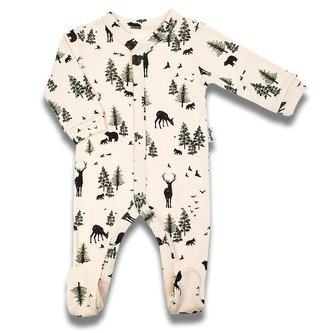 Kojenecký bavlněný overal Nicol Bambi - velikost 80 (9-12m)