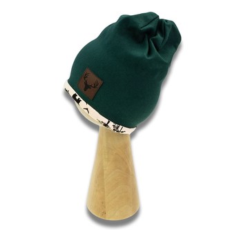 Kojenecká čepička Nicol Bambi zelená - velikost 92/98