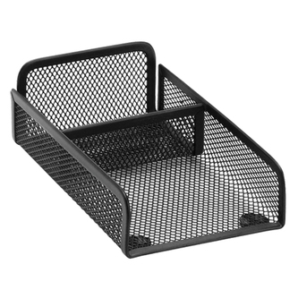 Drátěný stojan na špalík a vizitky, černý