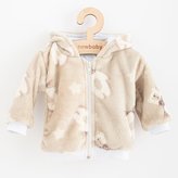 Kojenecká Wellsoft zimní mikinka s kapucí New Baby Polar Bear - velikost 80 (9-12m)