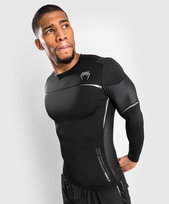 Rashguard Venum Tempest 2.0. dlouhý rukáv černo-šedá M
