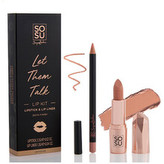 SOSU Cosmetics Sada na rty se rtěnkou a konturovací tužkou Let Them Talk Unveiled (Lip Kit) woman
