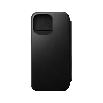 Nomad Modern Leather Folio iPhone 15 Pro Max černý