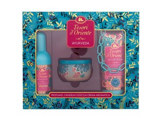 Tesori d´Oriente Ayurveda parfémovaná voda 100 ml + sprchový gel 250 ml + svíčka 109 g