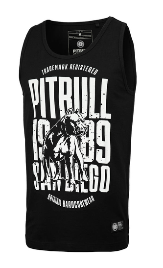 Pánské tílko Pitbull West Coast San Diego Dog černá XL