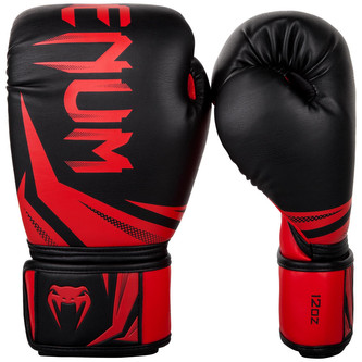 Boxerské rukavice Venum Challenger 3.0 černo-červená - 16oz