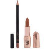 SOSU Cosmetics Sada na rty se rtěnkou a konturovací tužkou Let Them Talk Stripped (Lip Kit) woman