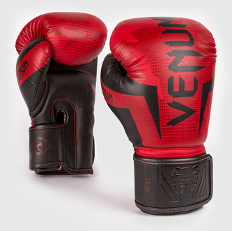Boxerské rukavice VENUM Elite červený maskáč 12oz