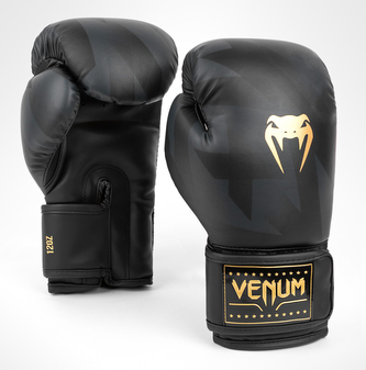 Boxerské rukavice VENUM Razor černo-zlatá 16oz