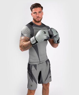 Rashguard Venum Stone krátký rukáv mineral green M