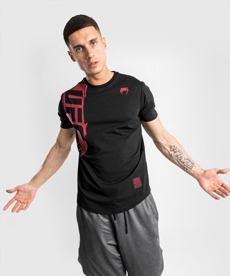 Pánské tričko UFC Venum Authentic Fight Week 2.0 černo-červená XXL Pánské tričko UFC Venum Authentic Fight Week 2.0 černo-červená XXL