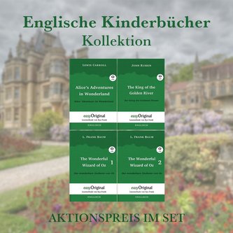 Englische Kinderbücher Kollektion (Bücher + 4 MP3 Audio-CDs) - Lesemethode von Ilya Frank - Zweisprachige Ausgabe Englisch-Deuts
