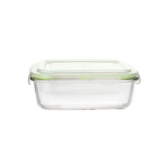 SKLENĚNÁ NÁDOBA NA POTRAVINY FRIGO OBDÉLNÍKOVÁ 1040ML