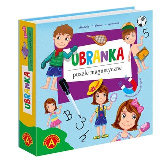 Puzzle magnetyczne - Ubranka ALEX Puzzle magnetyczne - Ubranka ALEX
