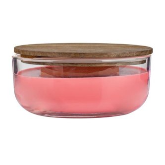 SVÍČKA OVÁL WOODEN WICK 240G, SPICED BERRY