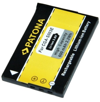 Aku Panasonic CGA-S003E 600mAh Li-Ion