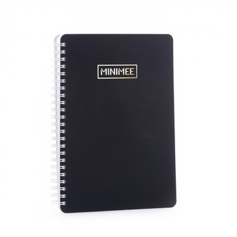 Tečkovaný zápisník MINIMEE - černá