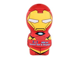 Marvel Avengers Sprchový gel Iron Man 2in1 Shower Gel & Shampoo 400 ml 2D pro děti