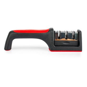 BROUSEK NA NOŽE "KITCHISIMO" DELUXE ČERNÝ+ČERVENÝ